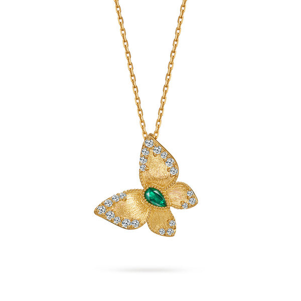 La Natura Butterfly Necklace - Small Model