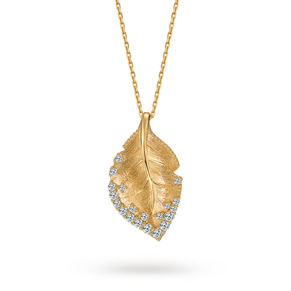 La Natura Leaf Necklace